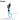 X21 Plus Silicone Charging Cable For Micro ( L=0.25M ) - Black & Blue