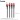 X26 Xpress One Pull Three Charging Cable (Lightning+Micro-USB+Type-C) - Black & Red