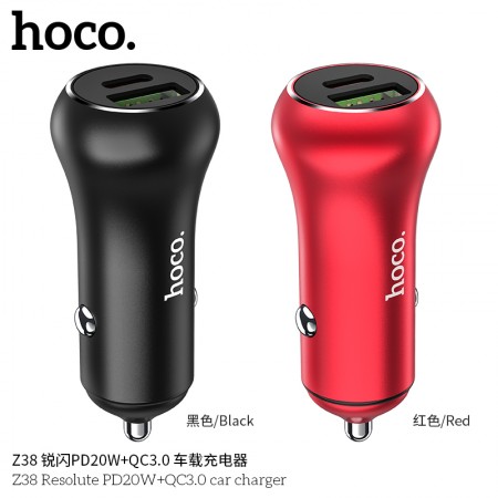 Z38 Resolute PD20W+QC3.0 Car Charger Z38 Resolute PD20W+QC3.0 Car Charger